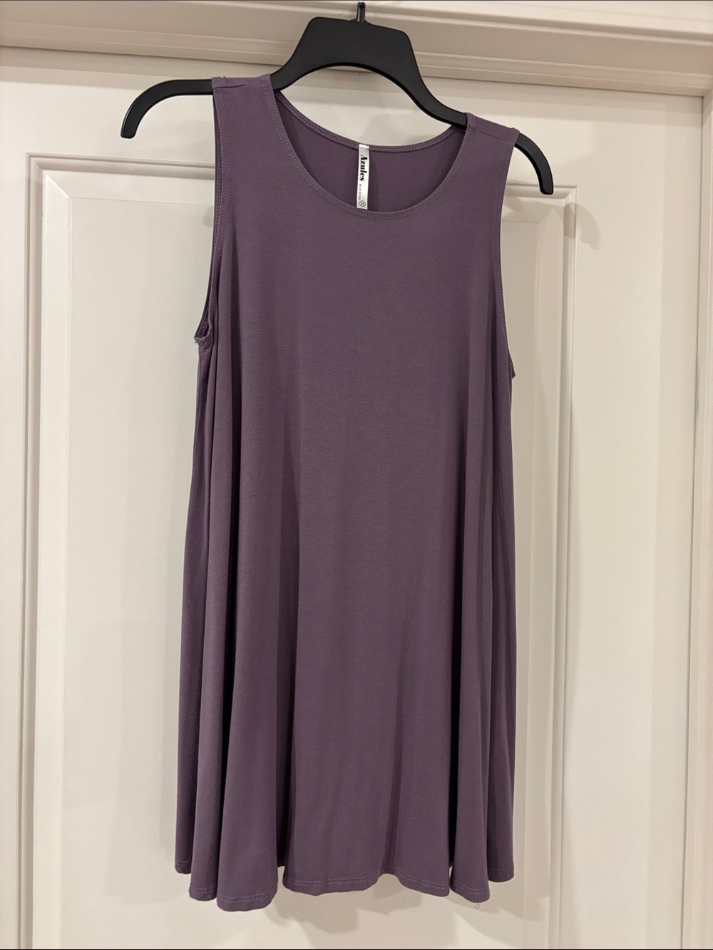 Azules Sleeveless Tunic in Plum  M